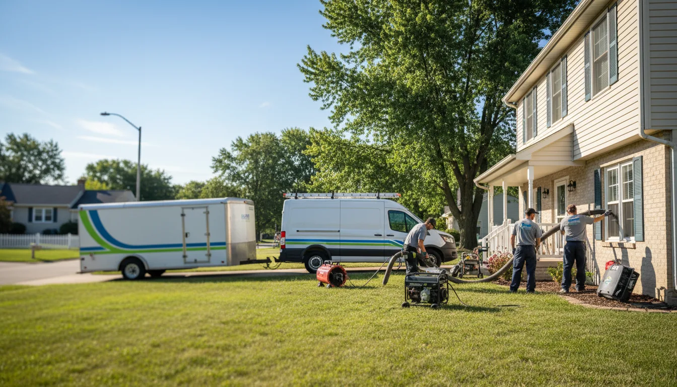 Flooded Basement Restoration And Cleanup With Repair in Silver Lake, WI near me